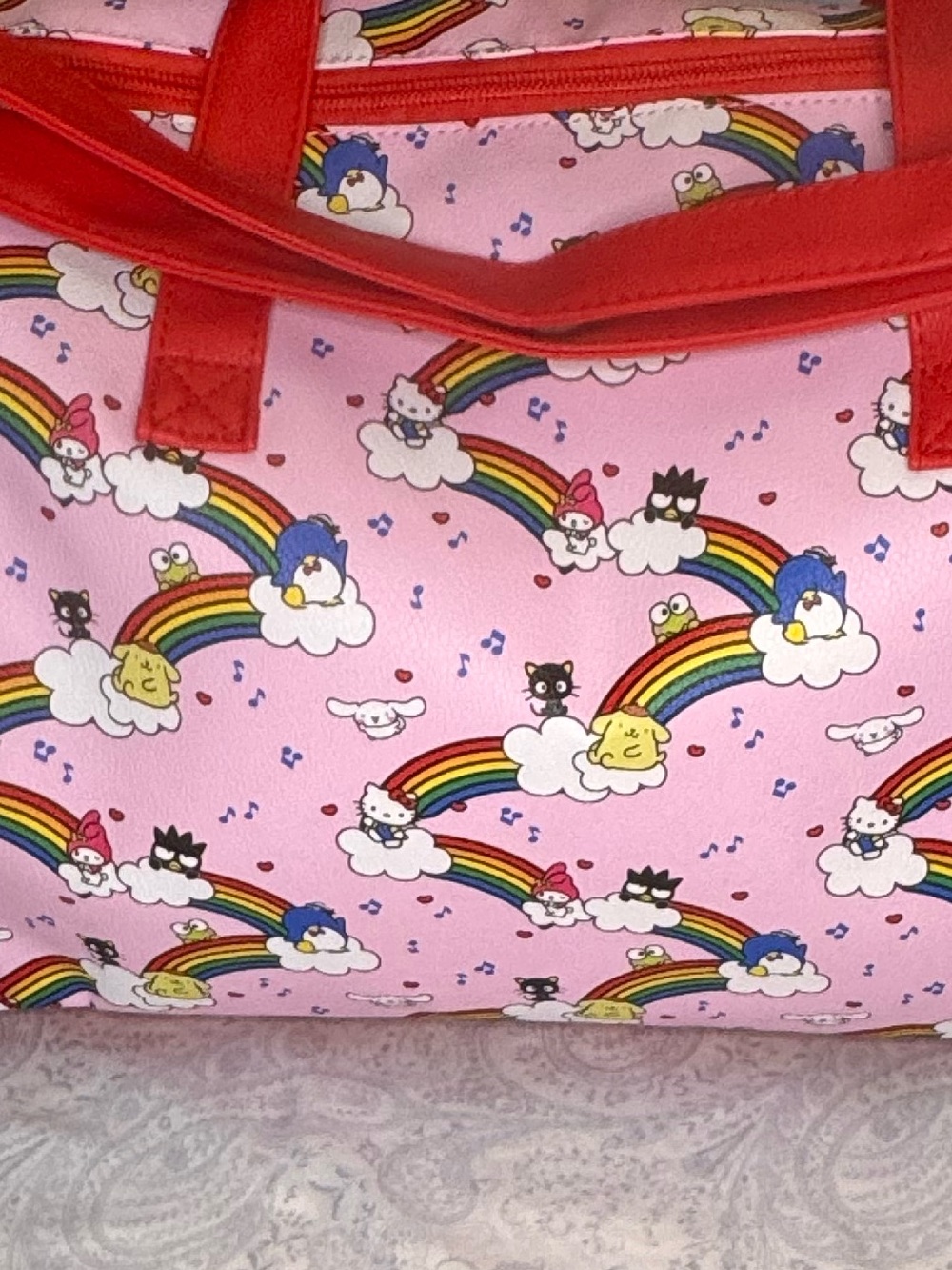 Hello Kitty & Friends Rainbow Character Travel Duffle Bag - Picture 6 of 7